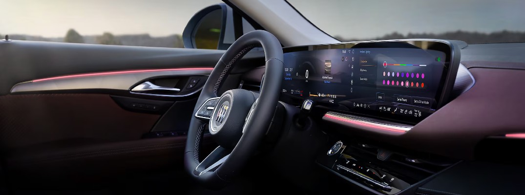 A photo of the interior in the 2025 Buick Envision.