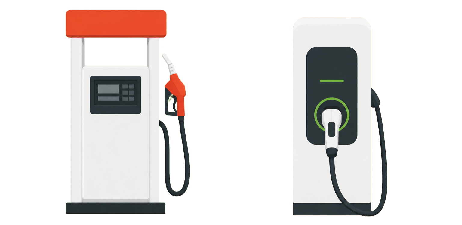 EV vs Fossil Fuel